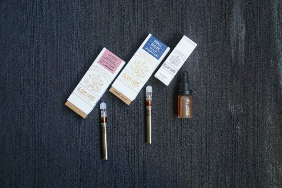 selection of weed vapes